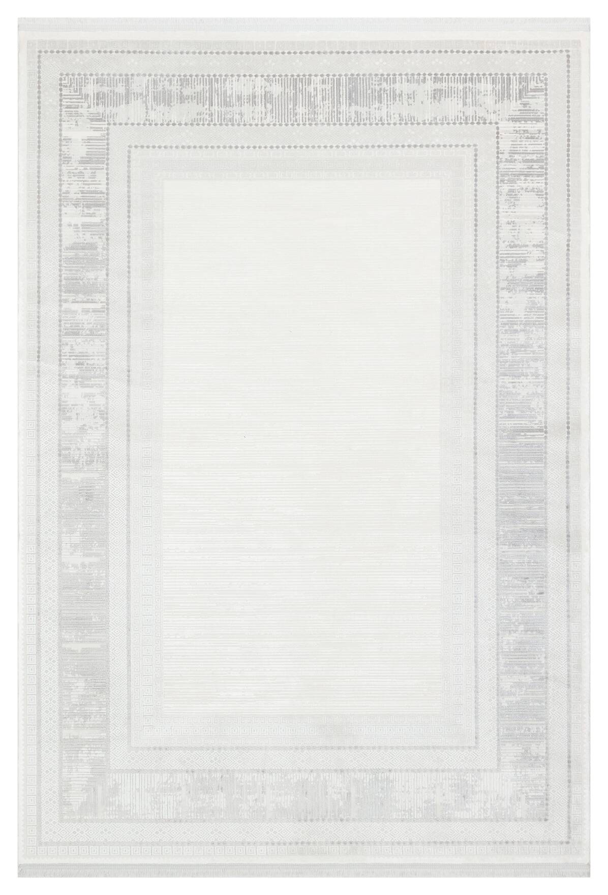 Caliente 4921 Gri - Viskon Dokuma Halı | Şık Modern Halı Modeli